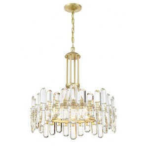 Crystorama Lighting Bolton 8 - Light Chandelier in  Aged Brass - 1 of 4
