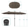 Sonkuki 13 x 7.2Ft Double-Sided Patio Umbrella with Large Canopy Outdoor Table Umbrella for Garden, deck and pool - 3 of 4