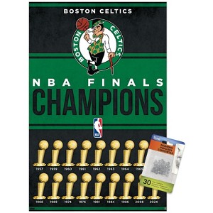 Trends International NBA Boston Celtics - Champions 24 Unframed Wall Poster Prints - 1 of 4