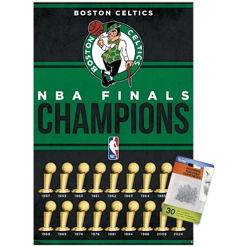 Trends International NBA Boston Celtics - Champions 24 Unframed Wall Poster Prints - image 1 of 4