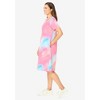 Woman Within Plus Size Perfect Short-Sleeve Crewneck Tee Dress - 4 of 4