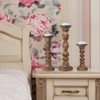 Mela Artisans Willow Handcrafted Candleholders, Set of 3 (Two Finish Options) - 3 of 4
