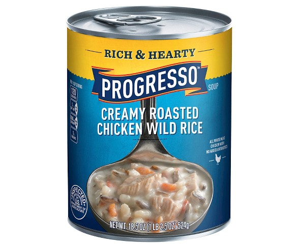Progresso&#174; Rich & Hearty Creamy Roasted Chicken Wild Rice Soup 18.5 oz