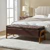 Nana Storage Bench With Solid Wood Legs | ARTFUL LIVING DESIGN - 2 of 4