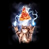Boy's Husky Lost Gods Cat Pizza Lightning Power - 2 of 3