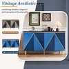 Okak Retro Sideboard Buffet Cabinet with Storage and 4 Door, Accent Cabinet with Adjustable Shelves for Kitchen Dining Room Entryway - 3 of 4