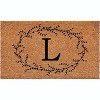 Calloway Mills Rustic Leaf Vine Monogrammed Doormat 36 In. x 72 In. - 2 of 2
