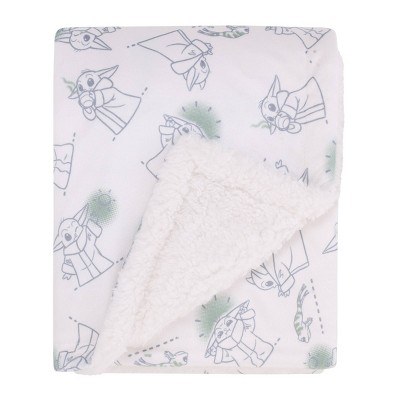 Image of Disney Grogu Plush Baby Blanket