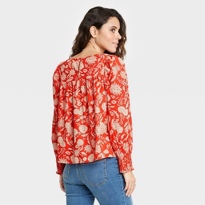 red dressy blouses for special occasions