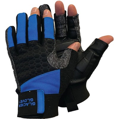 Glacier Outdoor ICE Bay Fishing Glove (Black, Small), Fishing