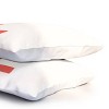 Deny Designs Standard April Lane Art Block Red Monogram L Microfiber Printed Pillow Sham - 3 of 3