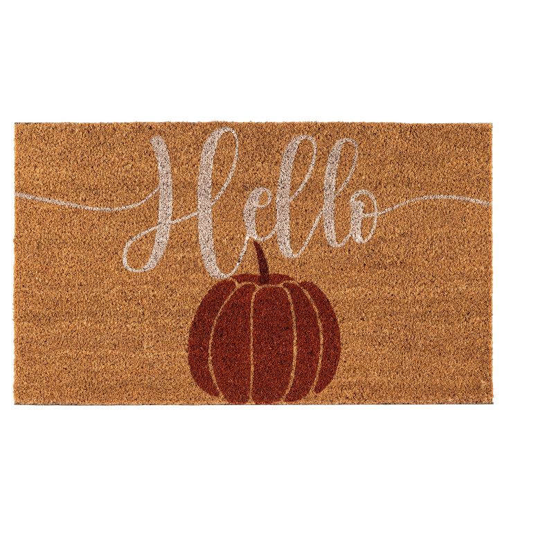 Shiraleah "Hello Pumpkin" Fall Doormat, 1 of 4