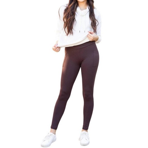 Women's Becca Crossover Full Length Leggings with Pockets - Julia Rose S/M (Sizes 4-10) - OS - image 1 of 4