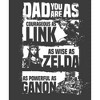 Men's Nintendo Father's Day Legend of Zelda Classic Qualities Pull Over Hoodie - 2 of 4