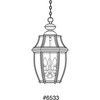 Progress Lighting New Haven 3-Light Outdoor Hanging Lantern, Black, Clear Beveled Glass - 2 of 2