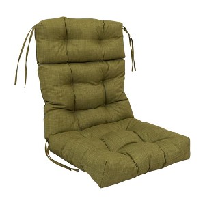 Blazing Needles, 20-inch by 42-inch Spun Polyester Solid Outdoor Tufted Chair Cushion - 1 of 2