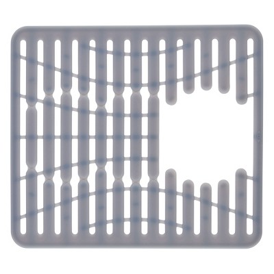 OXO 11.3&#34; x 12.8&#34; Silicone Sink Mat Gray_3