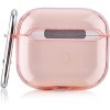Worryfree Gadgets Case Compatible with AirPods 3 Case Generation 3 Cover Soft Clear TPU Transparent Protective Shockproof Case Designed with Keychain - 2 of 4