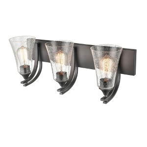 Millennium Lighting Natalie 3 - Light Vanity in  Matte Black - 1 of 4