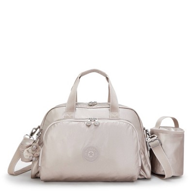 Kipling Camama Metallic Diaper Bag Metallic Glow