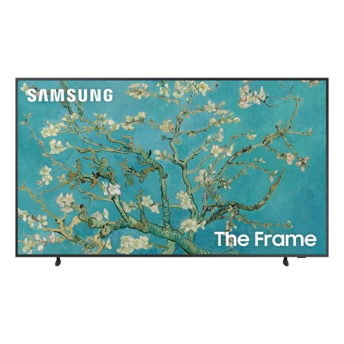 Samsung 55 The Frame Smart 4k Uhd Tv - Charcoal Black (qn55ls03b) : Target