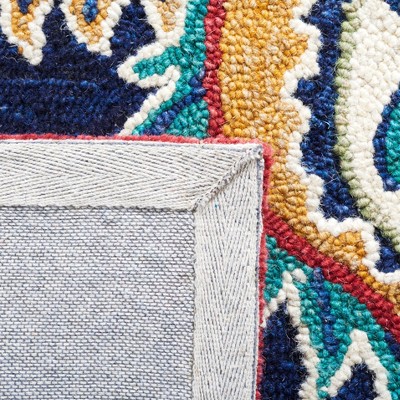 Hand-Tufted Ivory Wool 8' x 10' Reversible Area Rug
