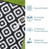 Outdoor Rug, Waterproof Reversible Patio Rug, Plastic Straw Camping Rug, Modern Geometric Foldable Large Rug for RV, Porch & Beach - 3 of 4