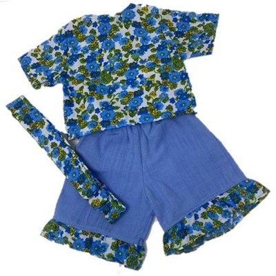 Doll Clothes Superstore Blue Shorts And Shirt Fits 18 Inch Doll And ...