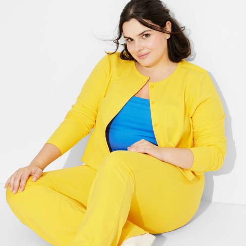 Yellow cardigan target discount