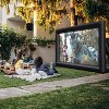 WhizMax Inflatable Projector Screen, 14-24 FT Portable Blow Up Outside Projector Screen, for Theater, Football, Backyard - 2 of 4