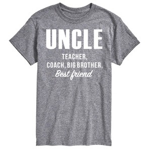 Men's - Instant Message - Uncle, Teacher, Big Brother, Best Friend Short Sleeve Graphic T-Shirt - 1 of 4