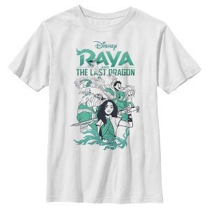 Boy's Raya and the Last Dragon Characters in Action T-Shirt - 1 of 4