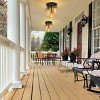 3-Lights Semi-Flush Ceiling Lights,Bohemian Rattan Flush Mount Light, Bulbs Not Included-The Pop Home - 2 of 4