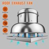 1400 CFM Roof Fan Up-blast Restaurant, High Speed Direct Drive Centrifugal Upblast Roof Exhaust Fan, 25.59" Fan Base for Factory, Warehouse - 3 of 4