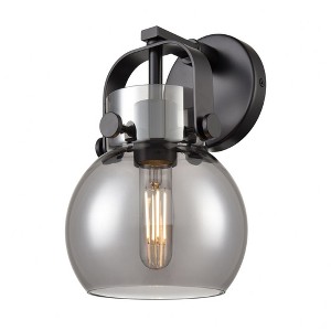 Pilaster II Sphere - 1 Light Wall Sconce In Industrial Style-9.75 Inches Tall and 6.5 Inches Wide - 1 of 1