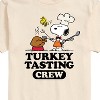 Men's - Peanuts - Turkey Tasting Crew Short Sleeve Graphic T-Shirt - 2 of 4