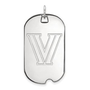 Black Bow Jewelry 10k White Gold Villanova Wildcats NCAA Large Pendant - 1 of 3