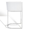 Shiloh Leather Bar Stool - KNT7037 - Nobility White - Safavieh Couture - 4 of 4