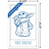 Trends International Star Wars: The Mandalorian: Grogu Moments - Force Sensitive Framed Wall Poster Prints - 3 of 4