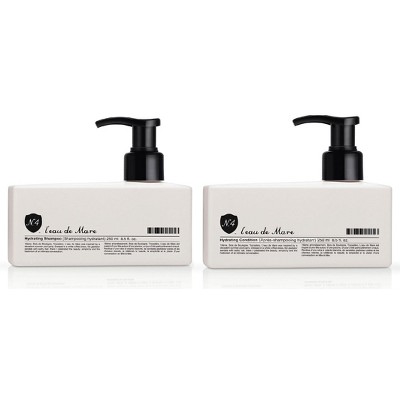 Number 4 Hydrating Hair Shampoo (8.5 oz) &  Hydrating Conditioner (8.5 oz) N4 DUO SET Moisturizing, Color Protecting, Anti-Aging Hair Kit
