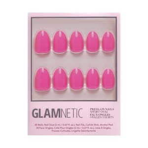 Glamnetic Hot Pink Women's Press-On Nails - Ulta Beauty - 1 of 4