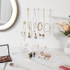 4-Tier Acrylic Jewelry Display Stand, Clear Organizer Tower for Necklaces, Bracelets, Earrings & Watches - 4 of 4