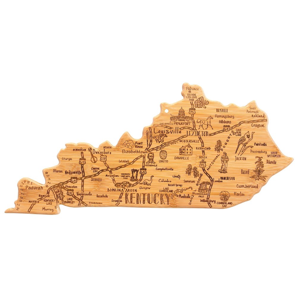 Totally Bamboo Destination Kentucky Serving and Cutting Board