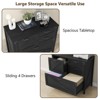 Lateral File Cabinet with 4 Drawer, Wood File Storage Cabinet for Home Office Furniture - 4 of 4