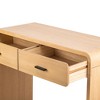 Nordlys 2-Drawer Wood Console with Metal Handles Modern Design Style Living Room - 3 of 4