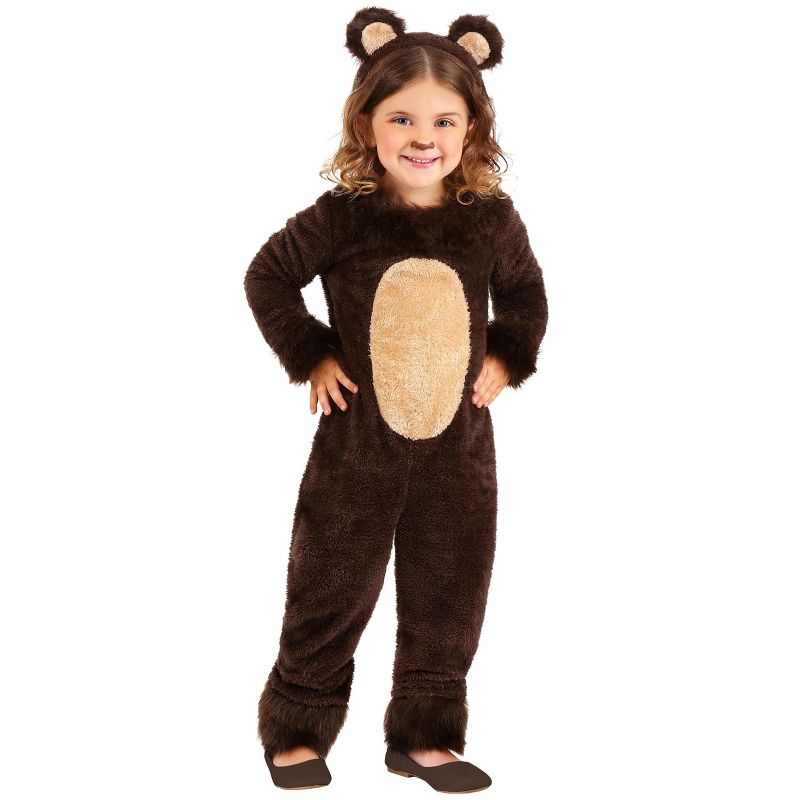 HalloweenCostumes.com Brown Bear Costume for Toddlers, 1 of 3