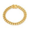 Steeltime 24" and 8.5" Men's stainless steel Miami Cuban chain link set with box clasp 10mm - 3 of 4