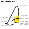 Kärcher WD 2-18 Cordless Heavy Duty Wet and Dry Vacuum Tool Only - 3 of 4