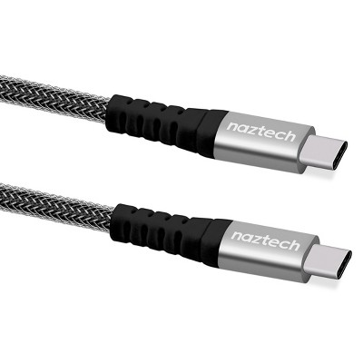 Naztech USB-C to USB-C 2.0 Chg/Snc Cable 4' Braided