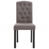 vidaXL Dining Chairs 4 pcs Taupe Fabric - 4 of 4